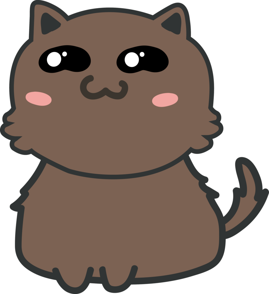 gatto cartone animato personaggio ritagliare png