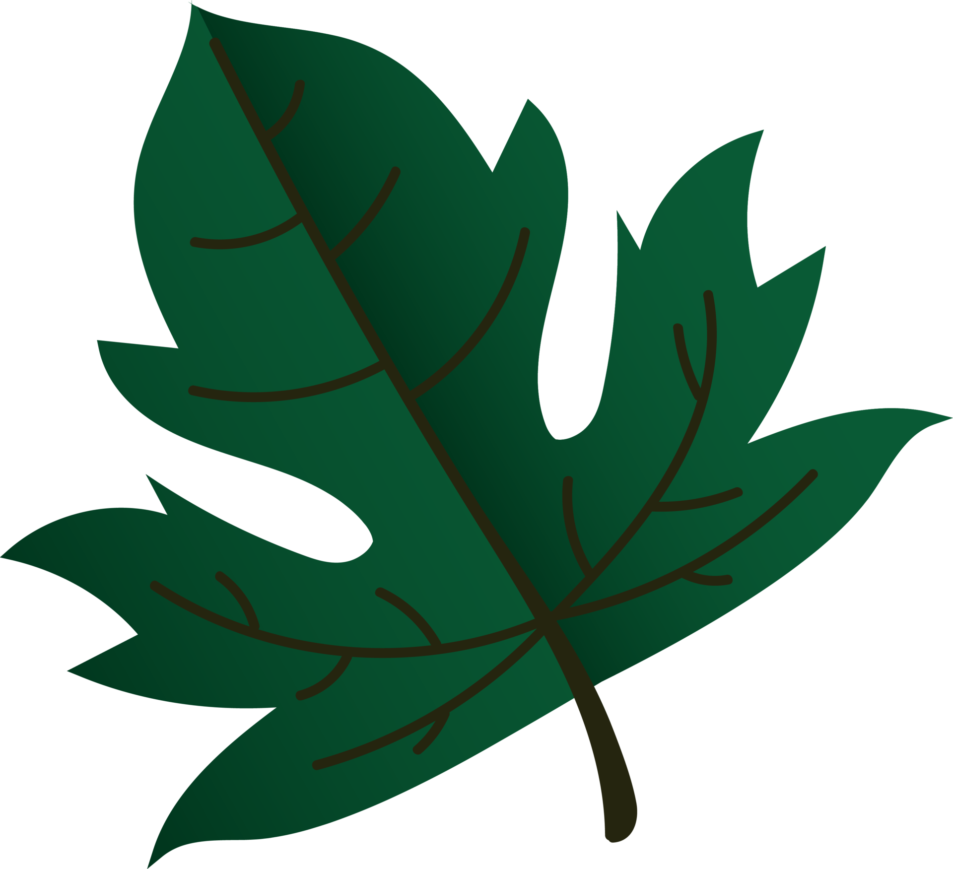 Free Leaf crop-out icon 14425359 PNG with Transparent Background