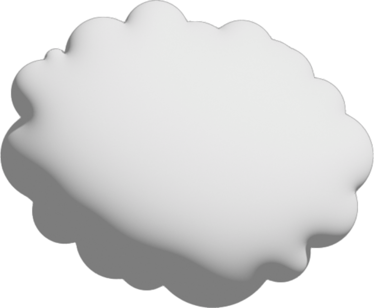 White cloud Crop-out Icon png