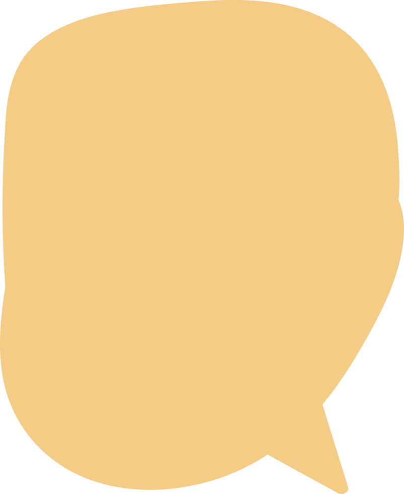 Speech Bubble Crop-out Icon png