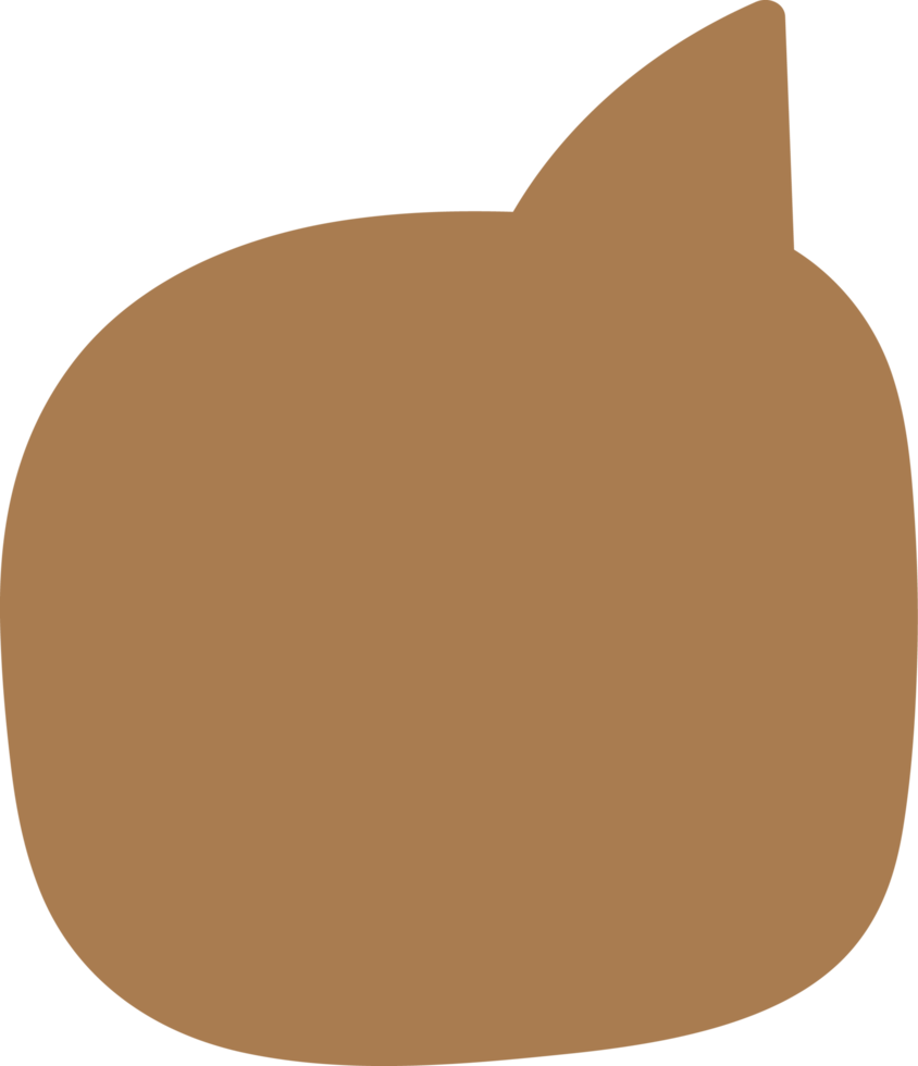 Speech Bubble Crop-out Icon png