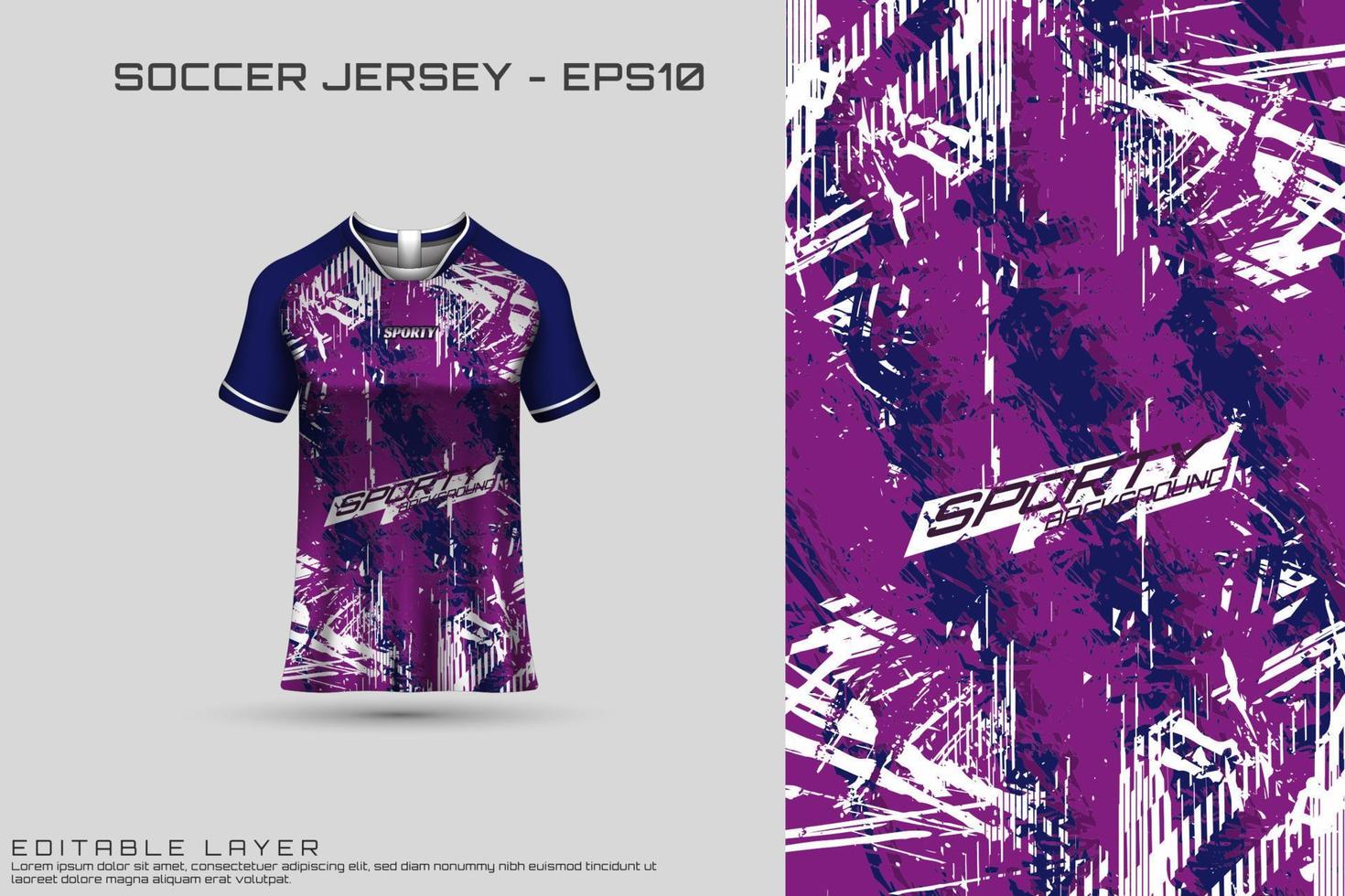 Sports jersey and t-shirt template sports jersey design vector. Sports design for football, racing, gaming jersey. Vector. vector