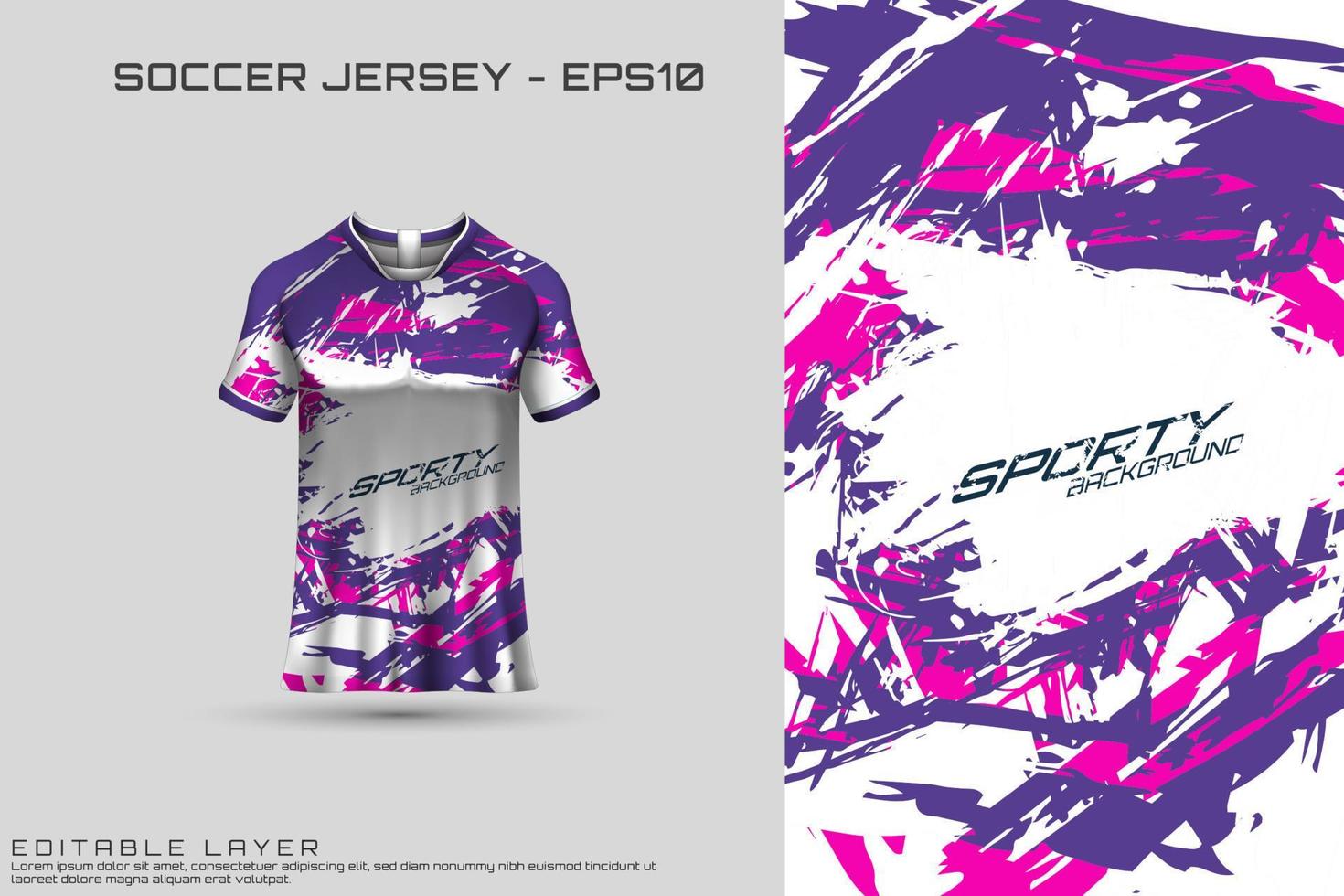 Sports jersey and t-shirt template sports jersey design vector. Sports design for football, racing, gaming jersey. Vector. vector