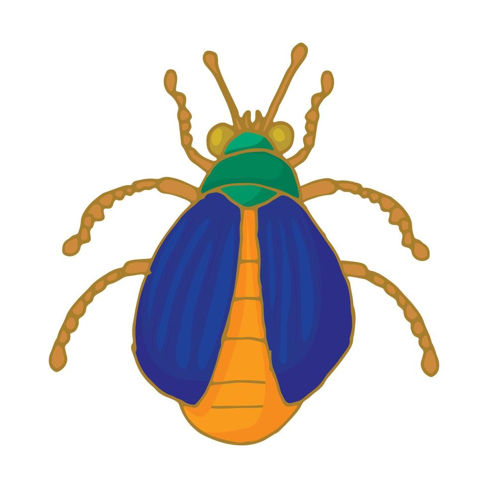 Insect bug icon, cartoon style vector