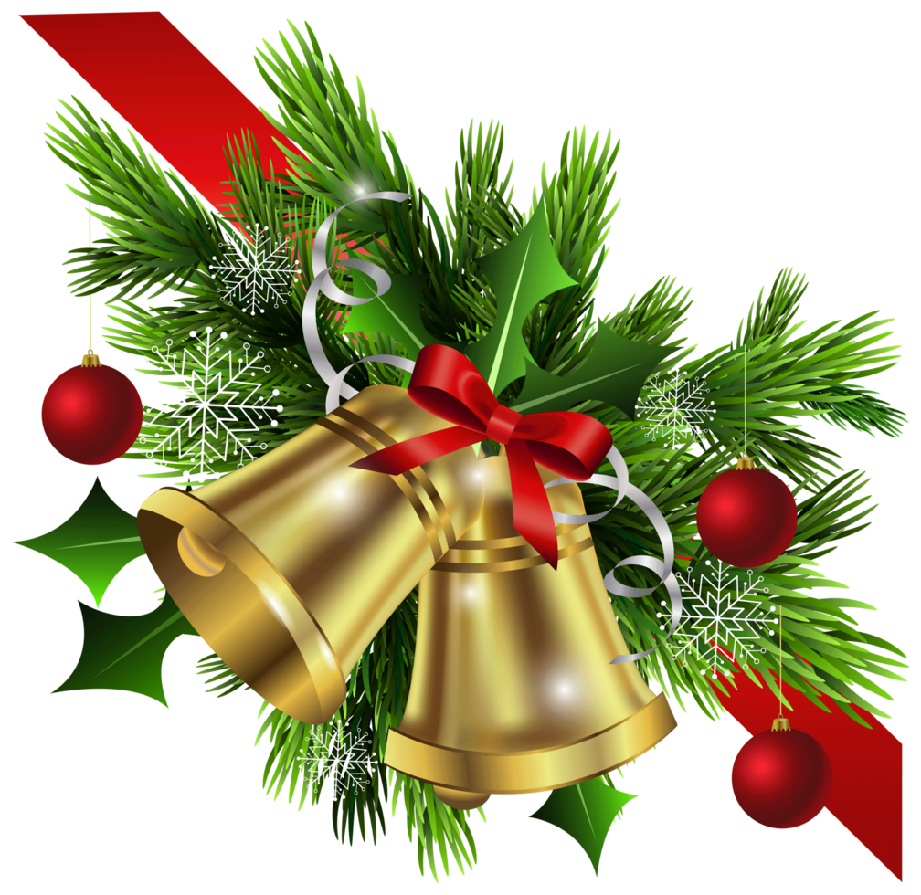 decoração de natal sininhos de natal ornamento de natal, natal, decoração de feriados, ramo. png