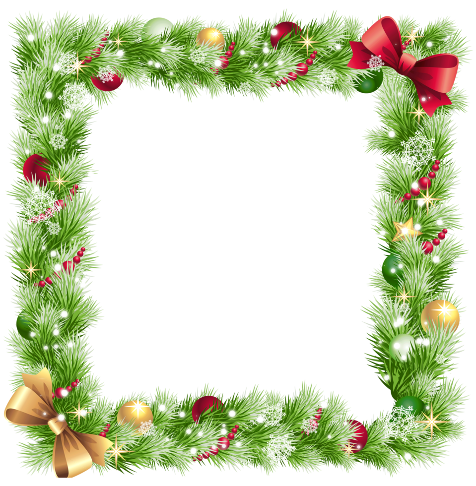 bordas e molduras enfeite de natal, natal, feriados, decoração, ramo. png
