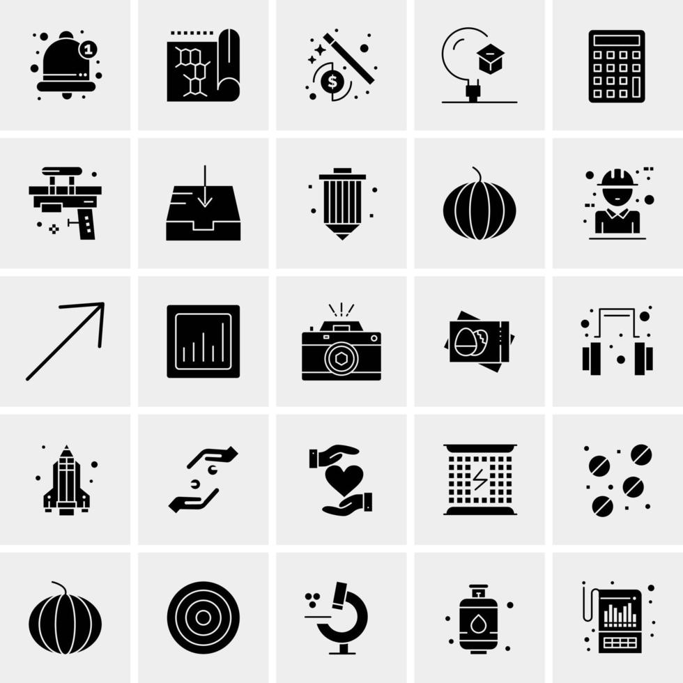 25 Universal Business Icons Vector Creative Icon Illustration to use in web and Mobile Related project