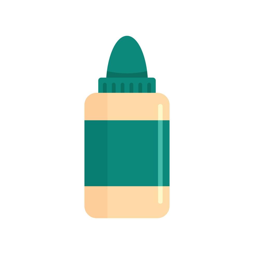 Vaping liquid icon, flat style vector