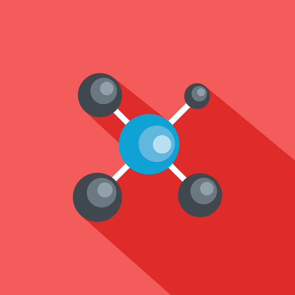 Unique lattice icon, flat style vector