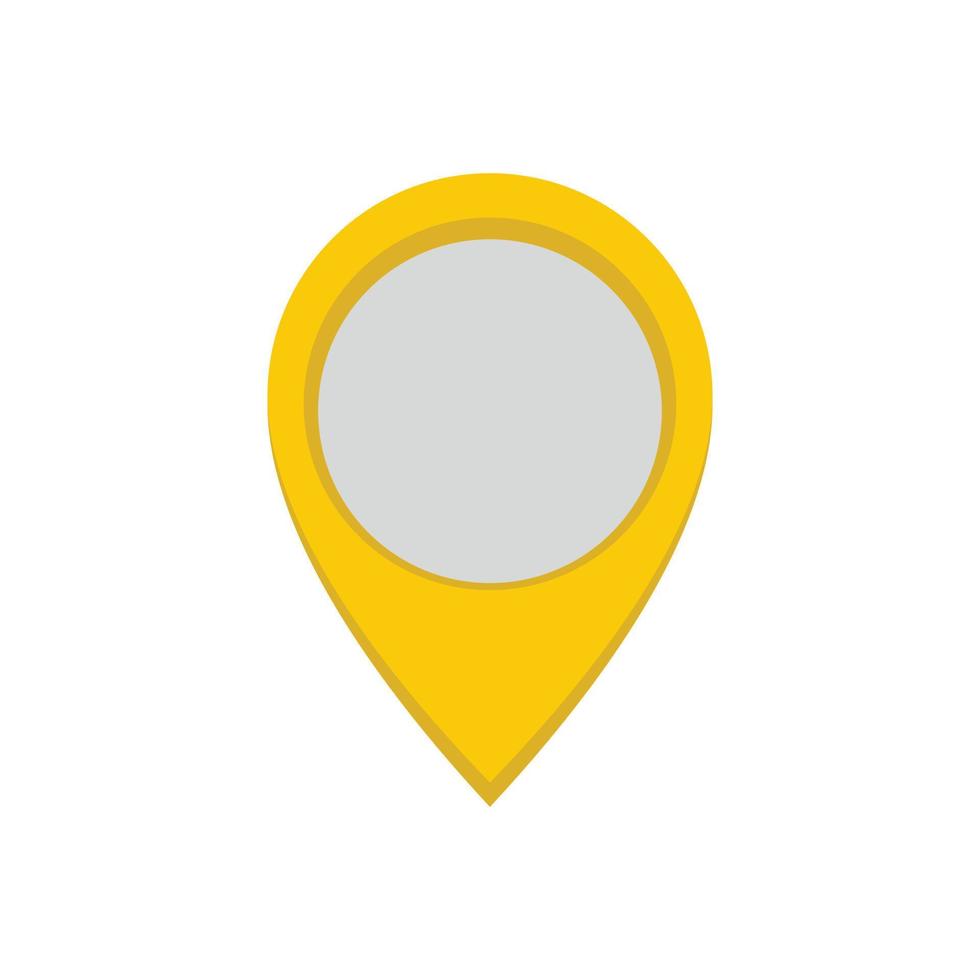 Navigation mark icon, flat style. vector