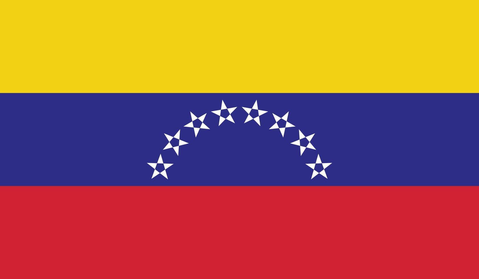 imagen de la bandera de venezuela vector