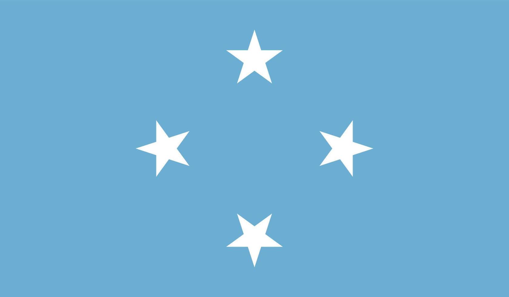 Micronesia flag image vector