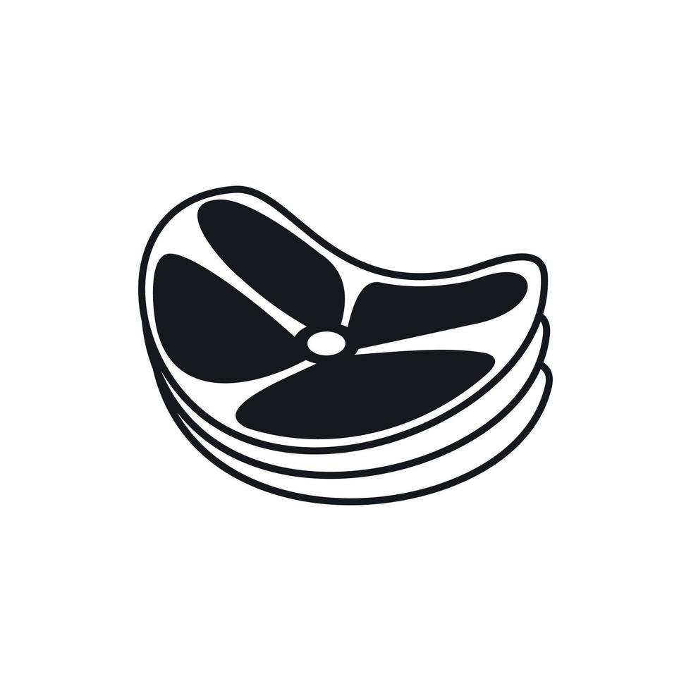 Steak Icon, simple style vector
