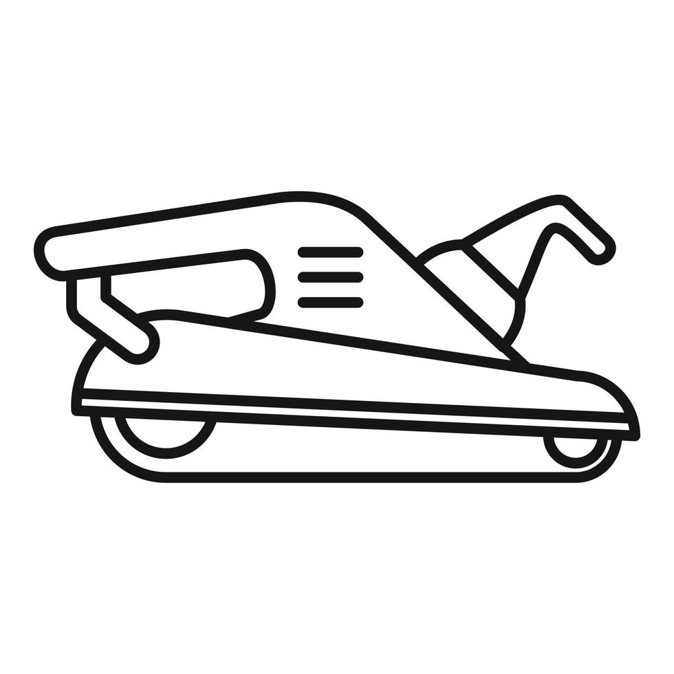 Polish machine icon, outline style vector