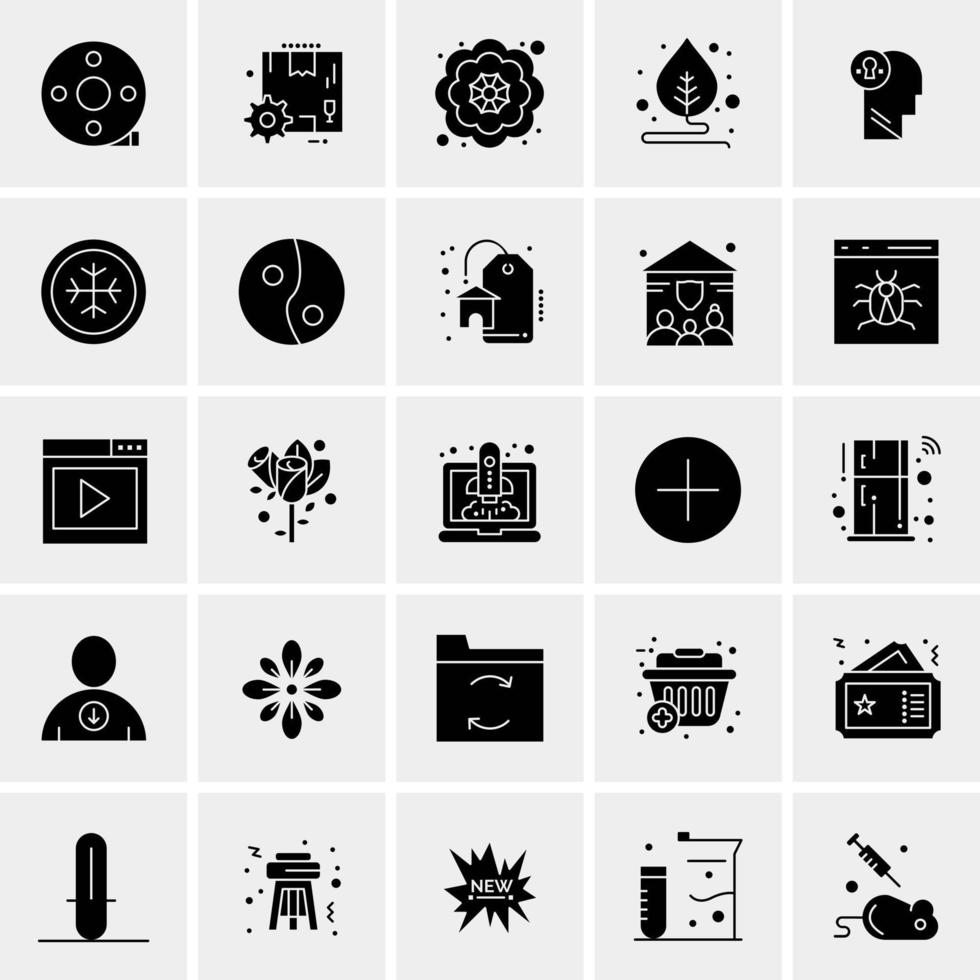 25 Universal Business Icons Vector Creative Icon Illustration to use in web and Mobile Related project