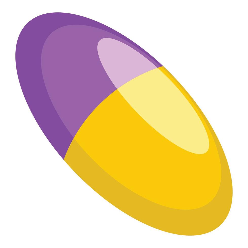Antibiotic icon, cartoon style vector