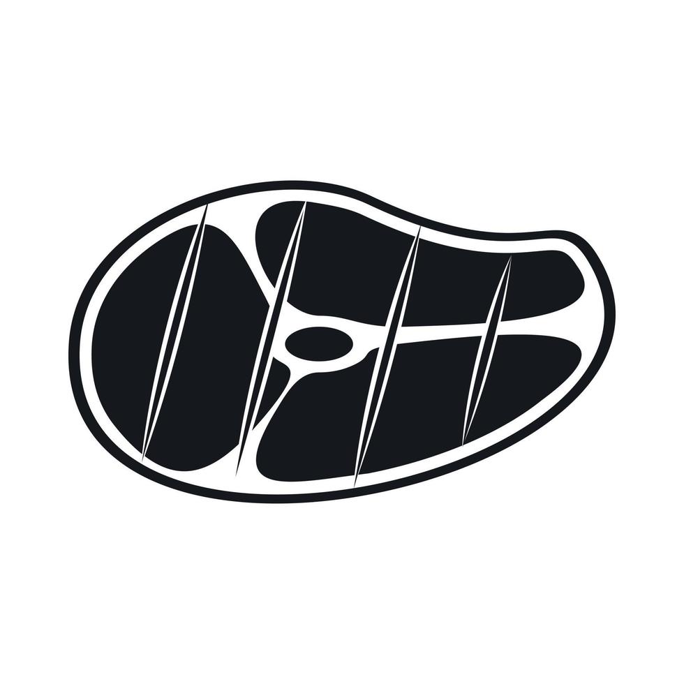 Steak Icon, simple style vector