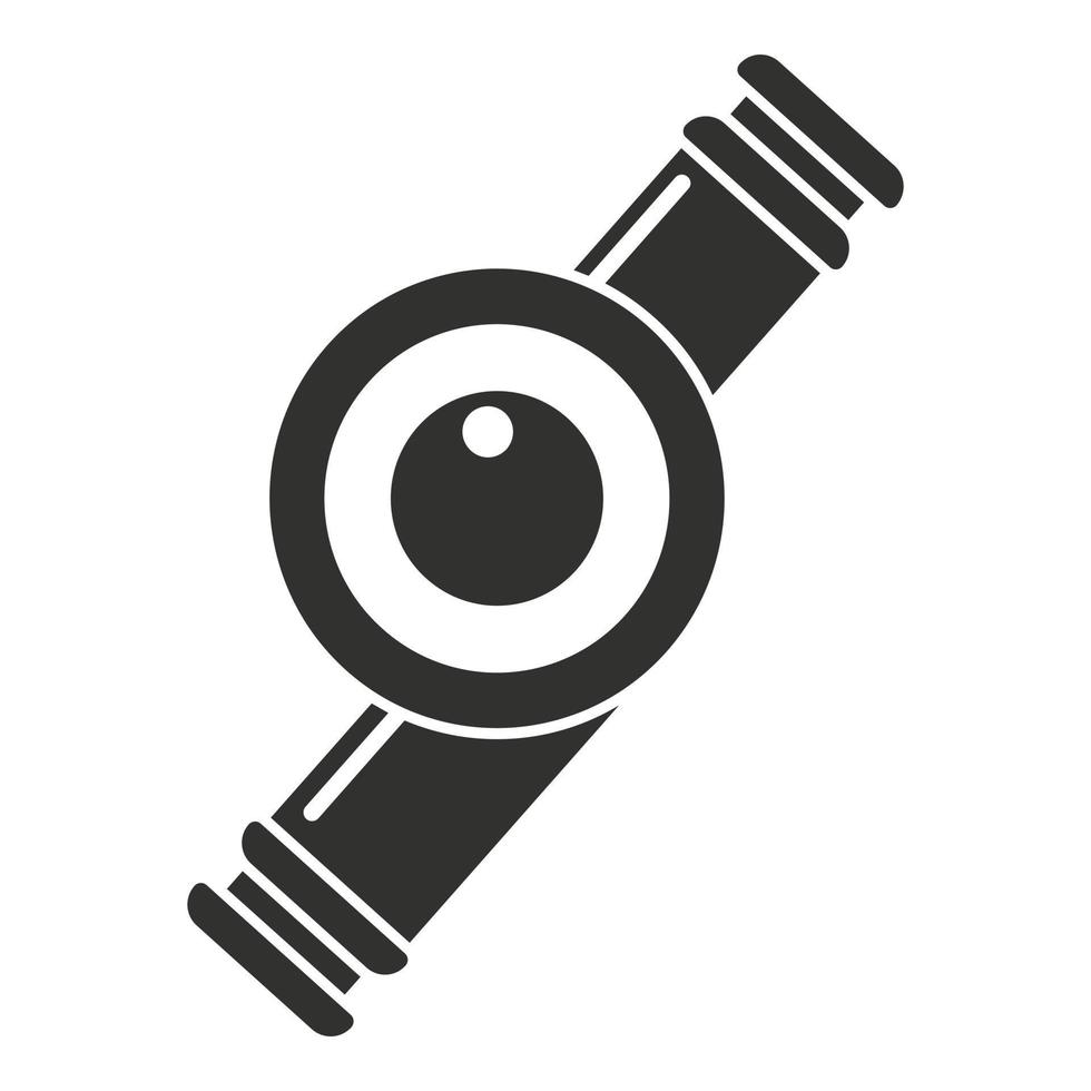 icono de turbina de coche, estilo simple vector