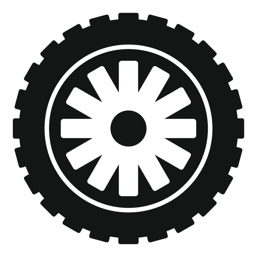 Rubber protector icon, simple style. vector