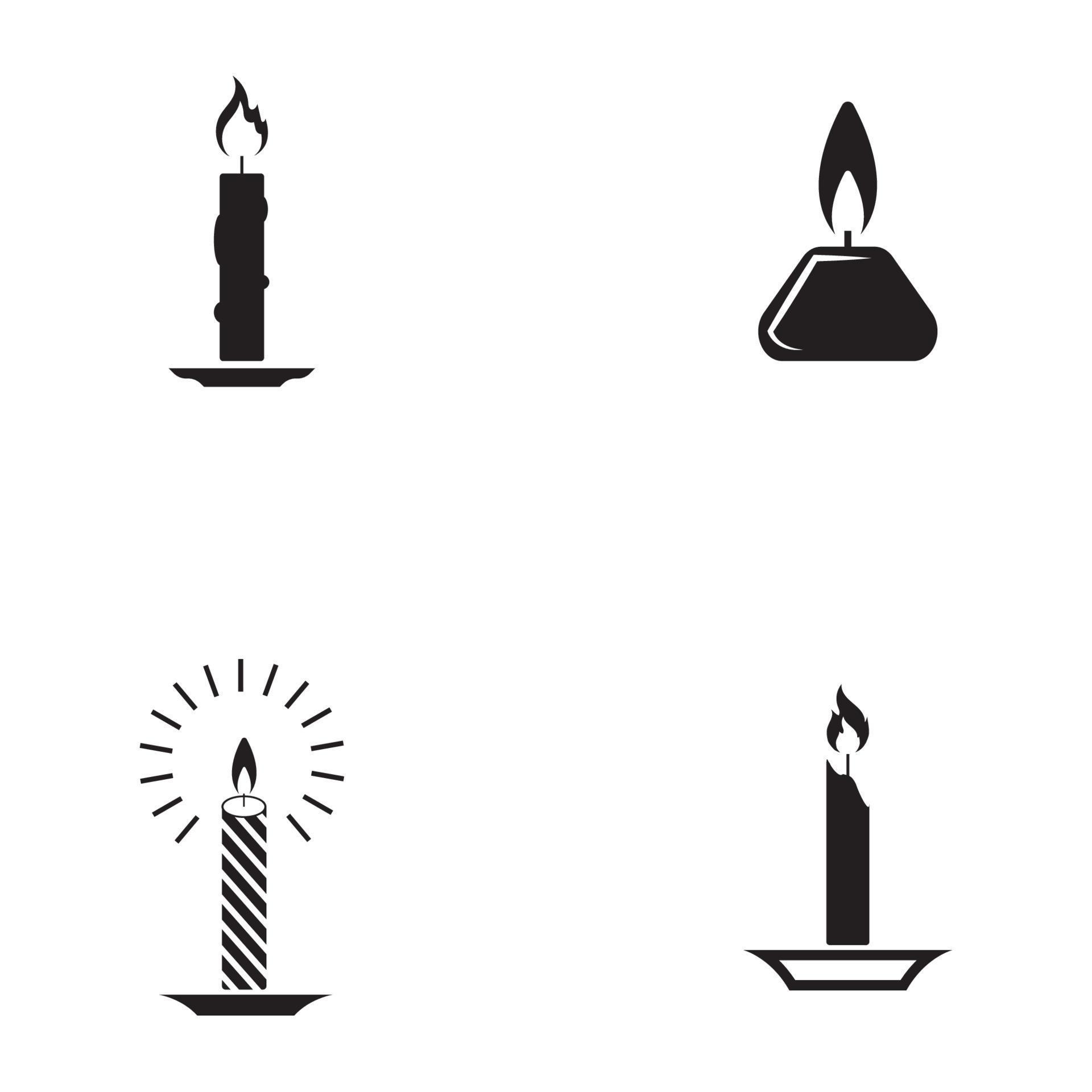 Candle Vectors Illustrations icon background 14428325 Vector Art at