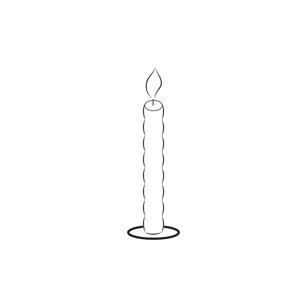 Candle Vectors Illustrations icon background