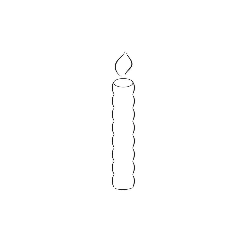 Candle Vectors Illustrations icon background