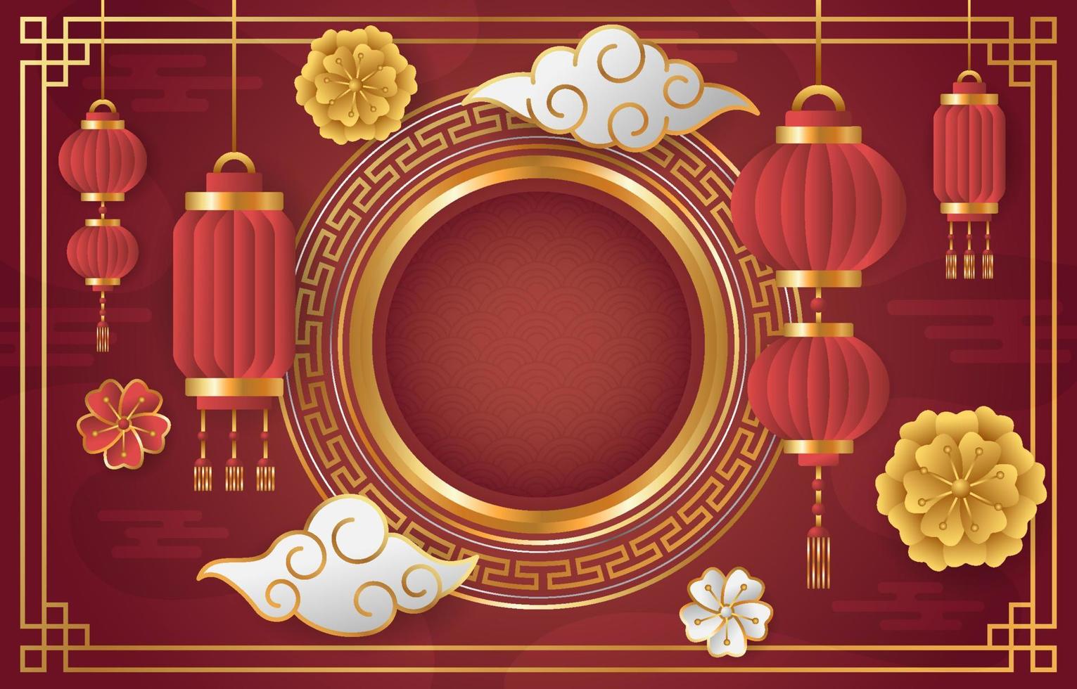 Chinese New Year Background vector
