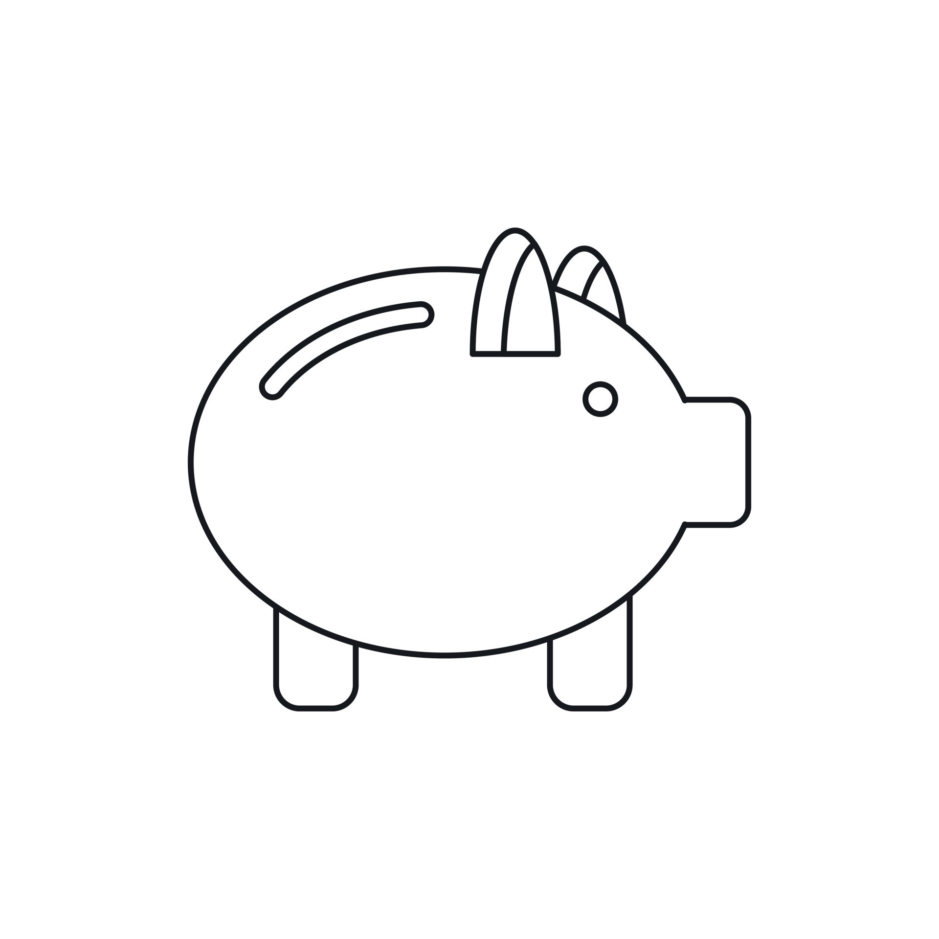 Piggy Outline Piggy Outline