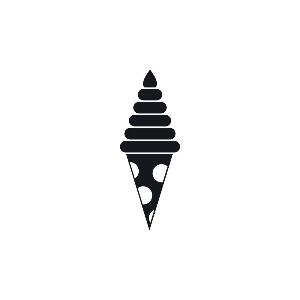 Ice Cream icon, simple style vector