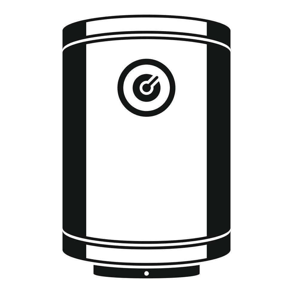 Boiler icon, simple style vector