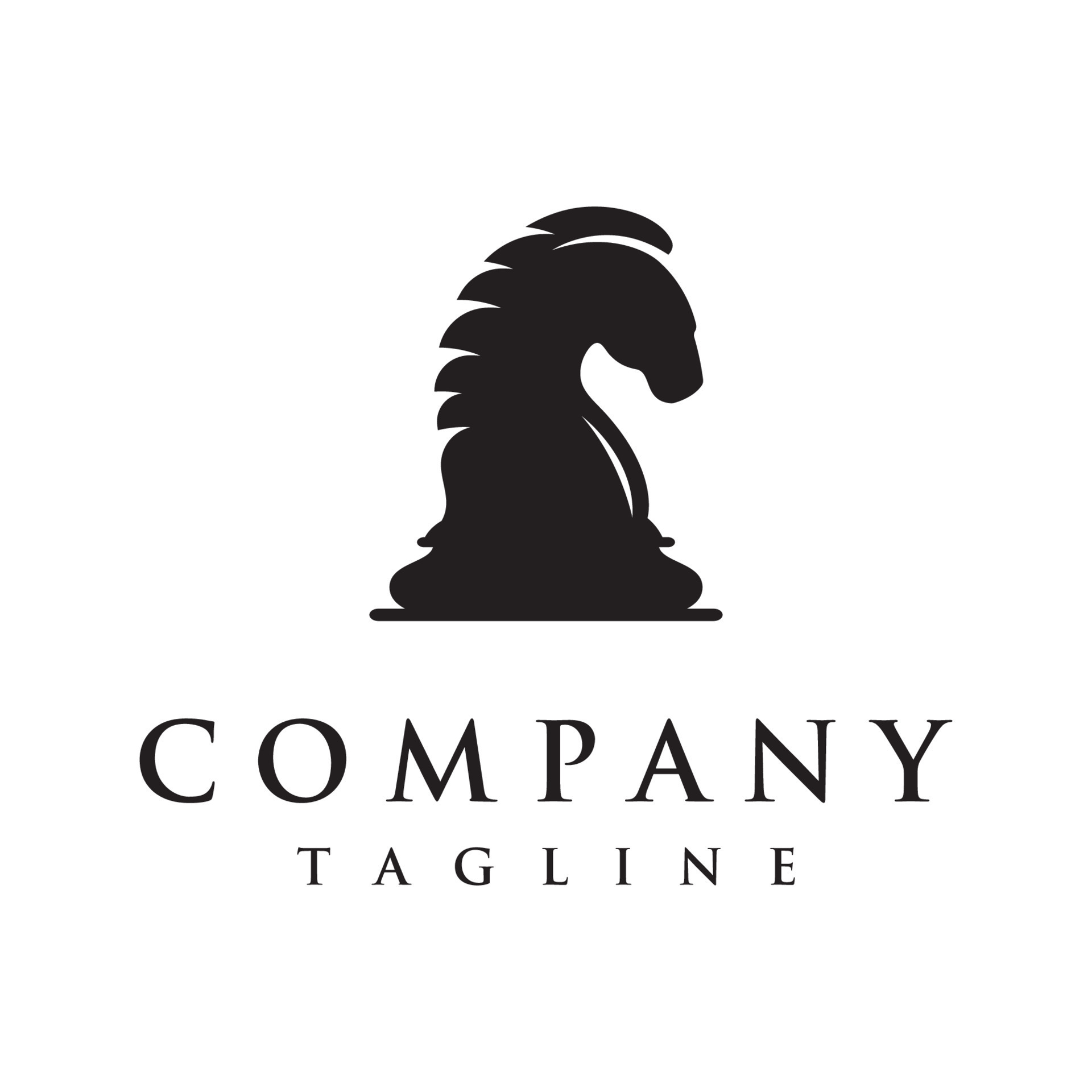 chess-strategy-game-template-logo-with-kings-pawns-and-rooks-logos