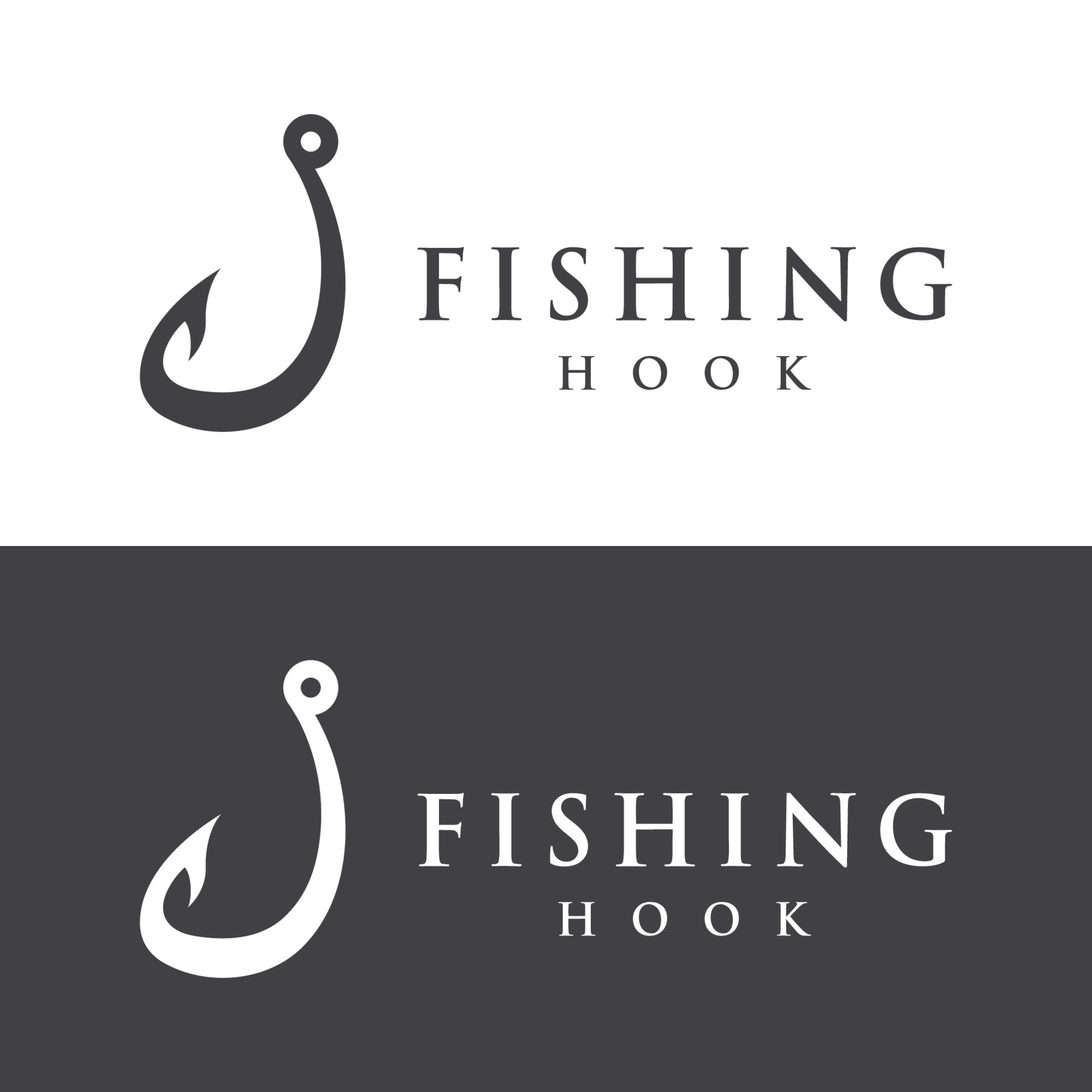 Vintage fish hook template logo as a fishing tool. Logo for business, hook  shop or fishing shop, fishing, label and stamp. 14428826 Vector Art at  Vecteezy