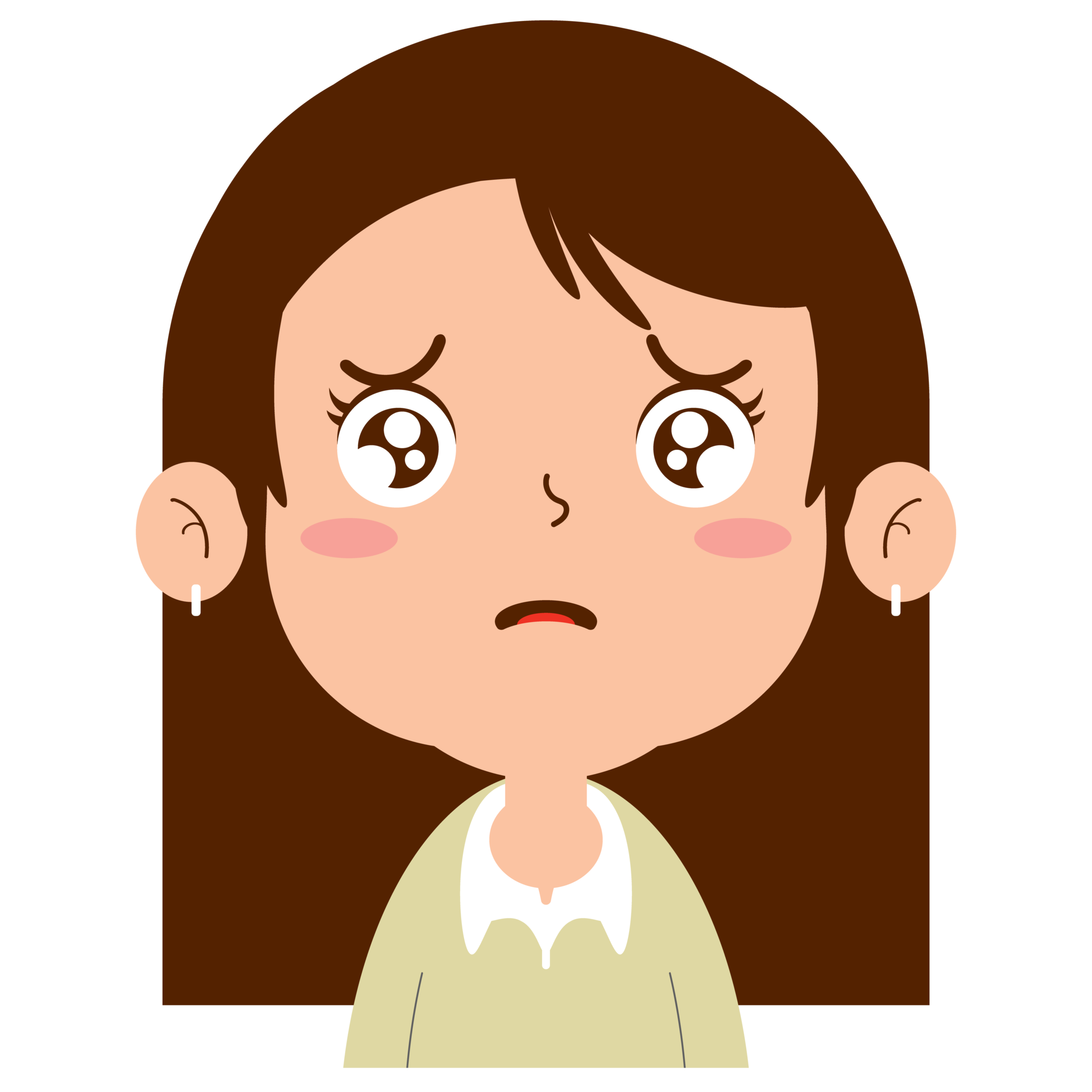 Free girl sad face cartoon cute 14428853 PNG with Transparent Background Free girl sad face cartoon cute 14428853 PNG with Transparent Background