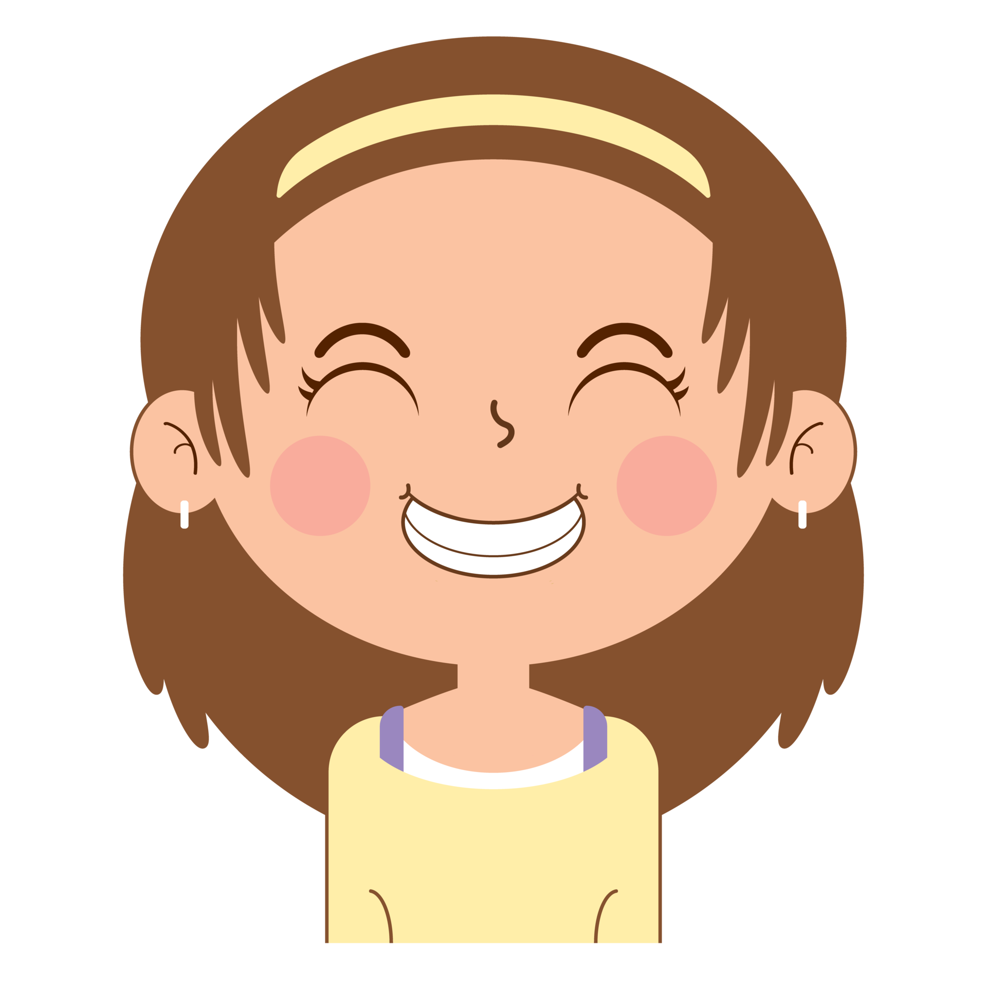 Girl Happy Face Cartoon Cute 14428974 PNG girl-happy-face-cartoon-cute-14428974-png