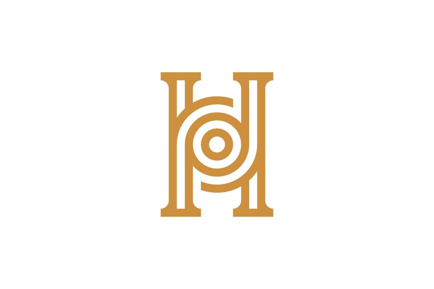 Abstract Modern Monoline Letter N Logo vector
