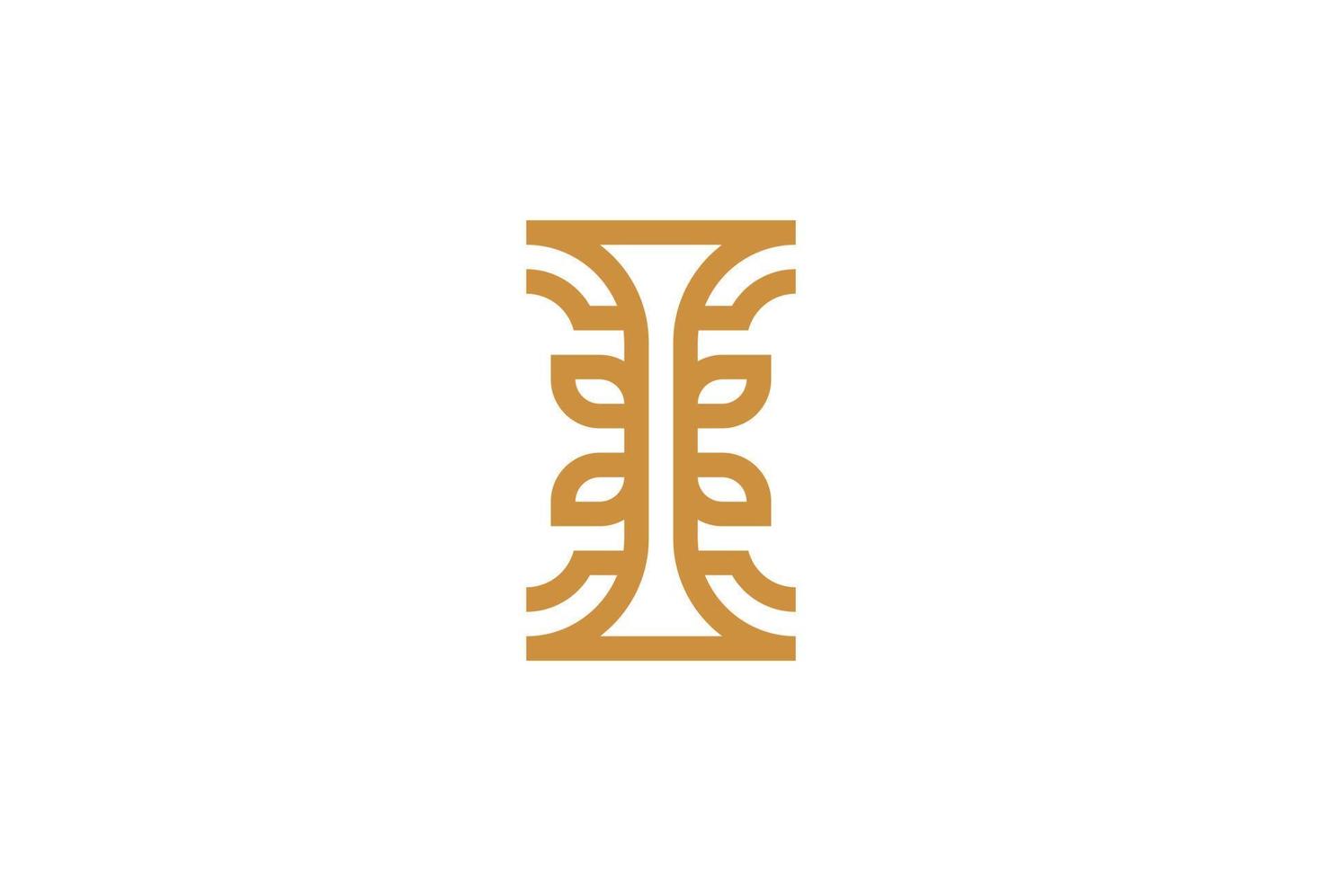 Abstract luxury monoline Letter O Logo vector