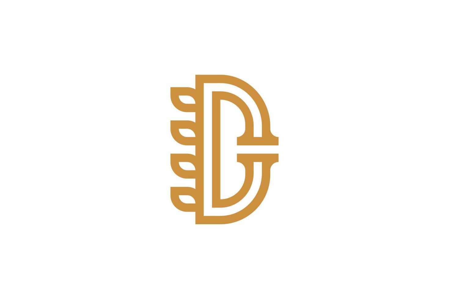 Abstract luxury monoline Letter O Logo vector