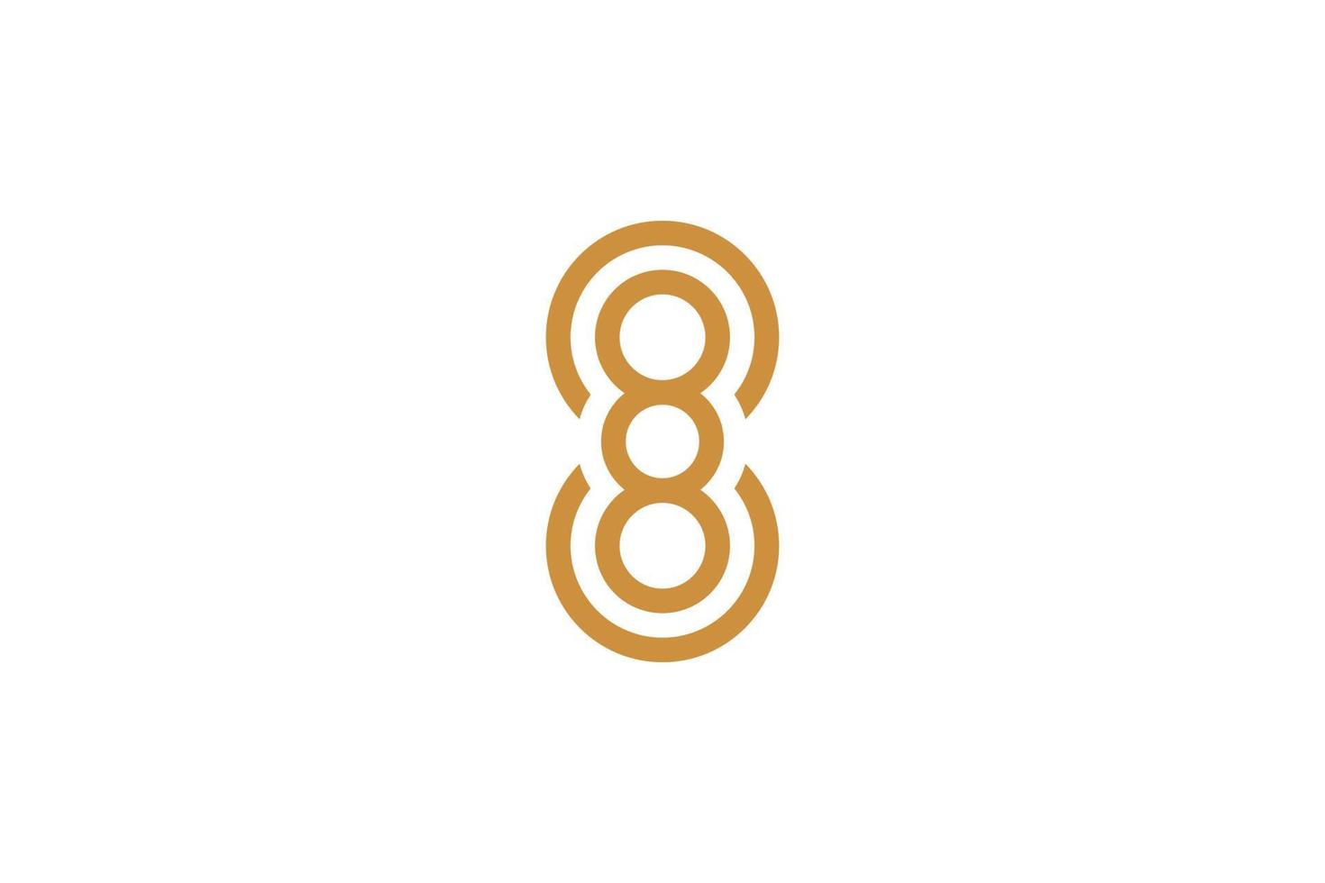 Abstract luxury monoline Letter O Logo vector