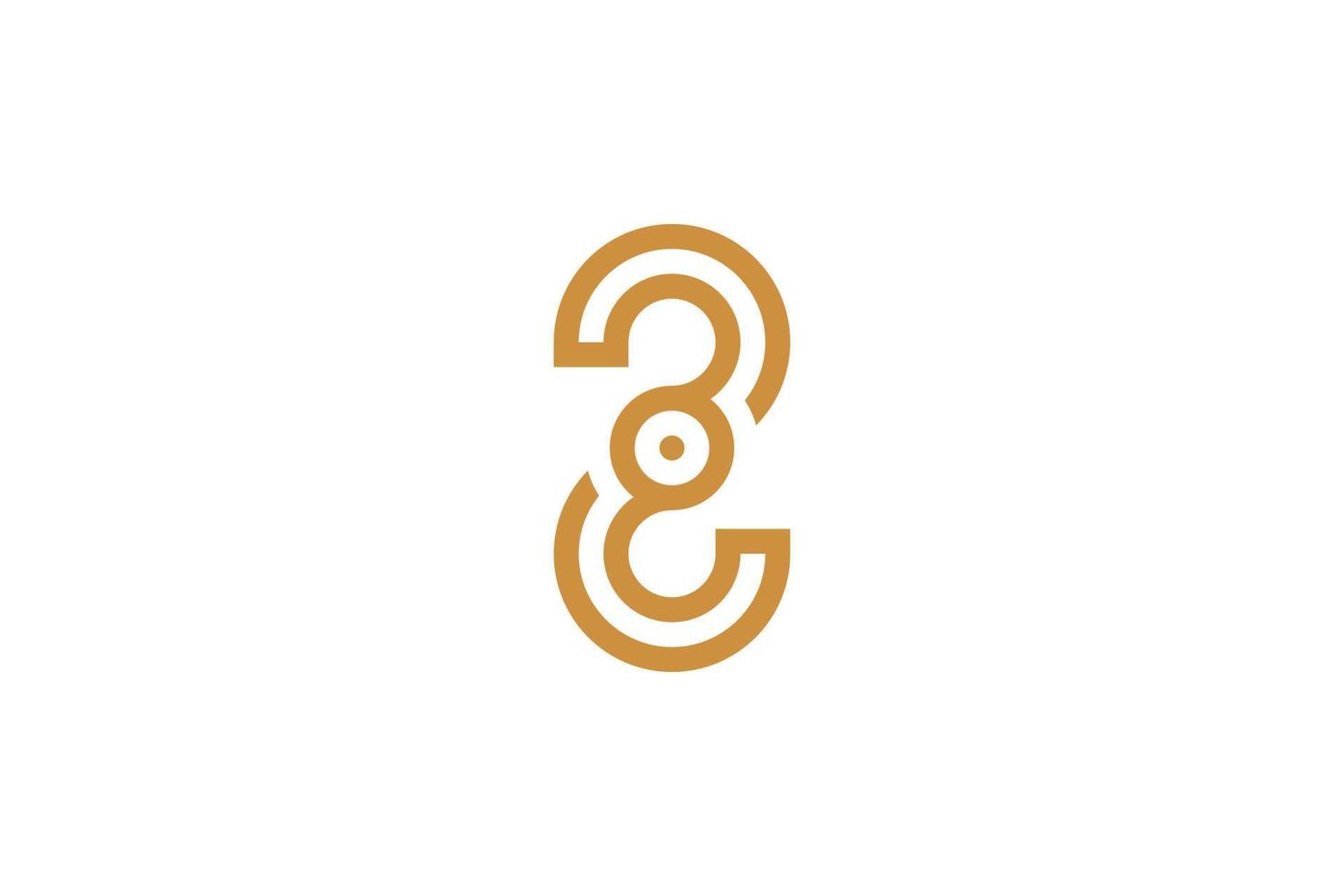 Abstract luxury monoline Letter O Logo vector