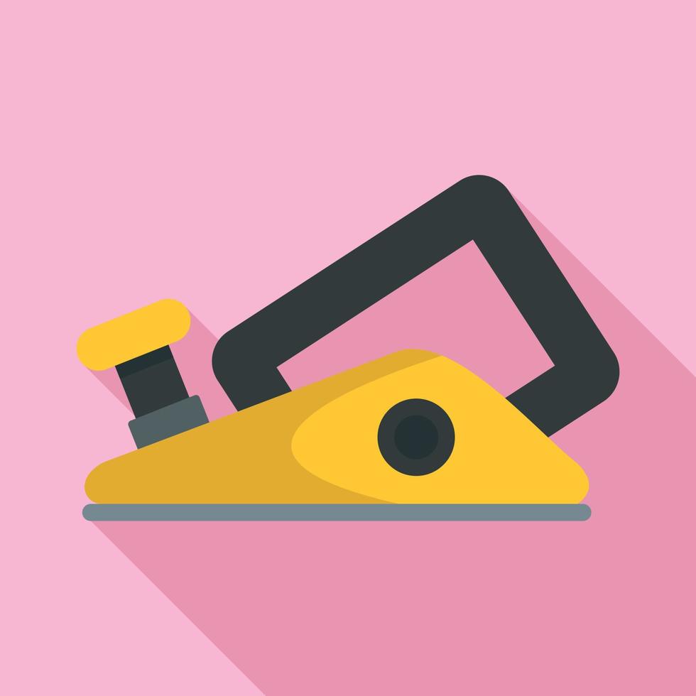 Modern jack plane icon, flat style vector