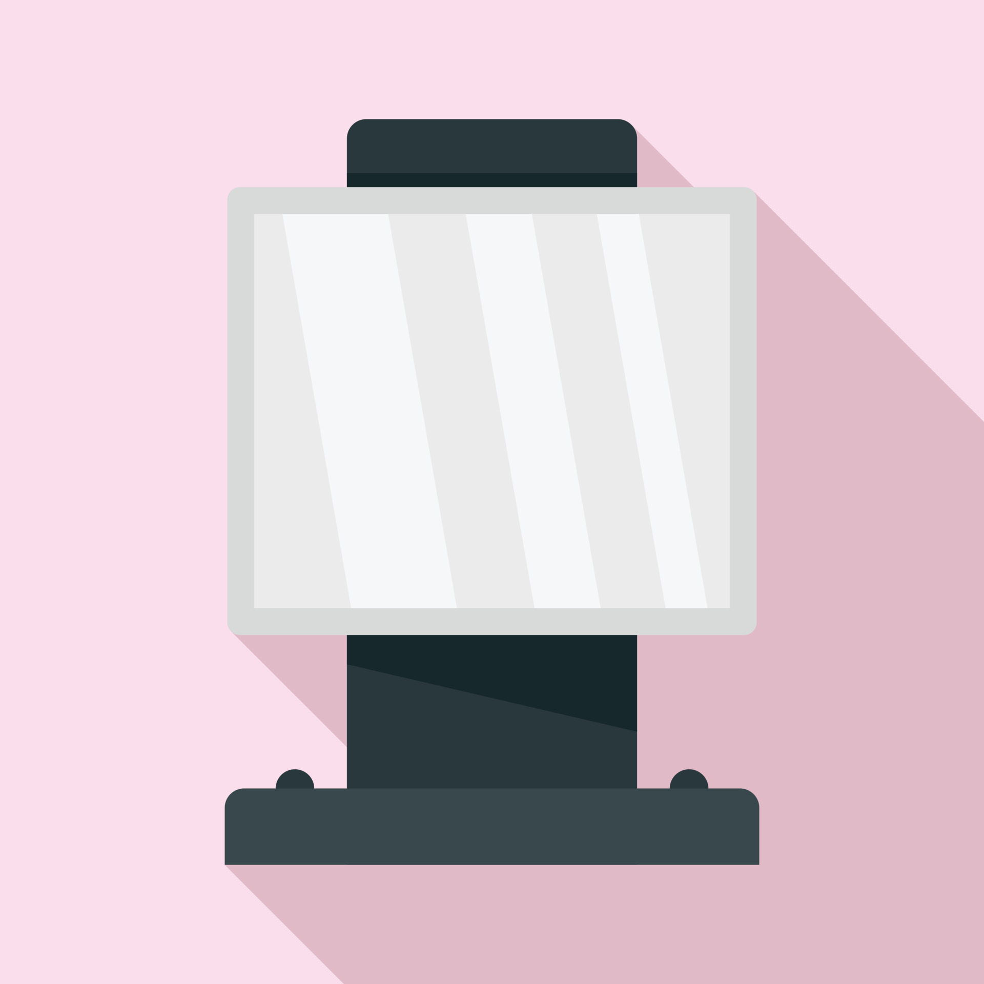 City light box icon, flat style 14429517 Vector Art at Vecteezy