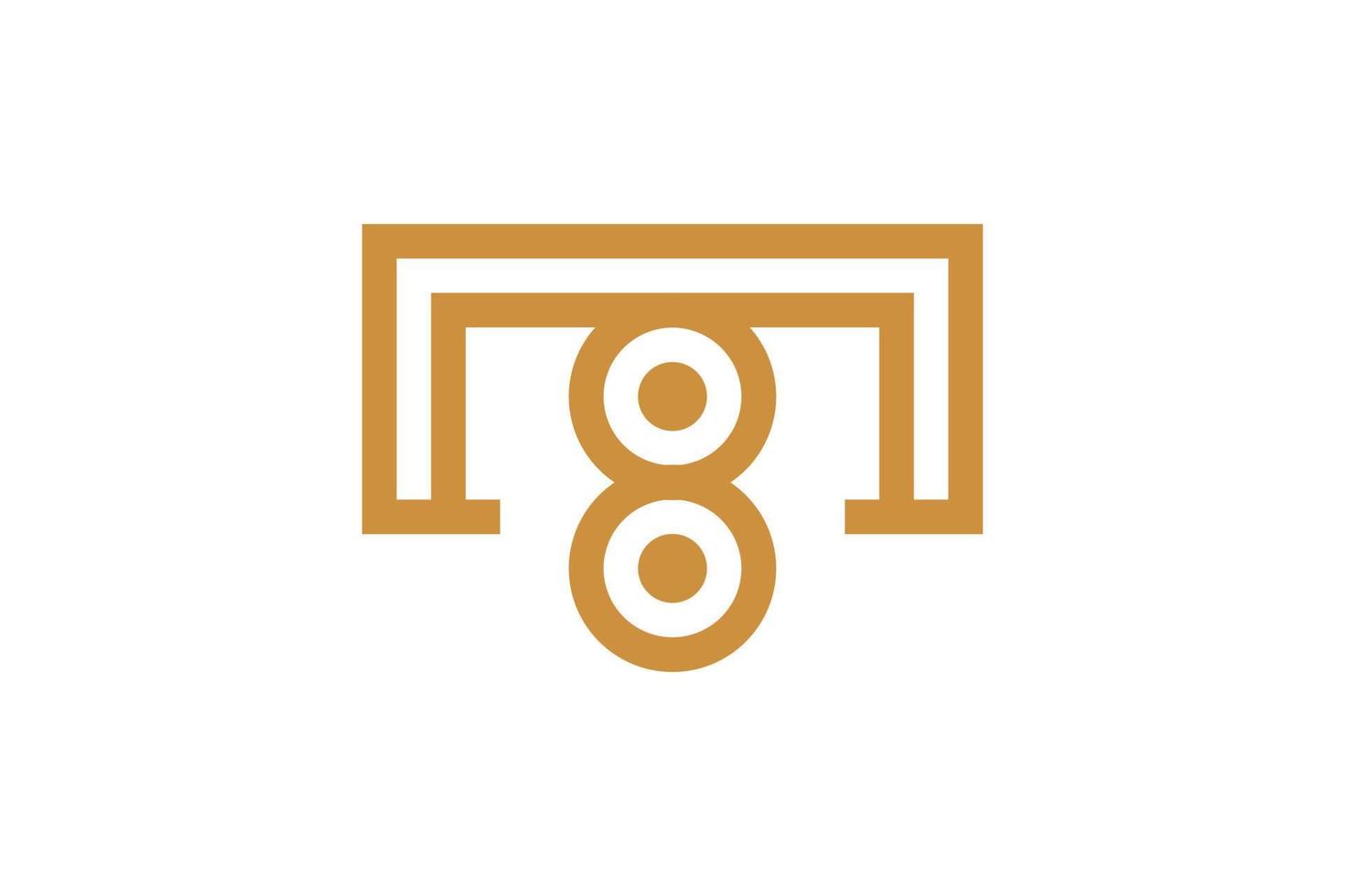 Abstract Monoline Letter M Logo vector