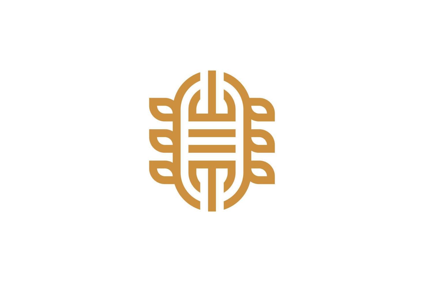 Monoline Letter Q Logo Template vector