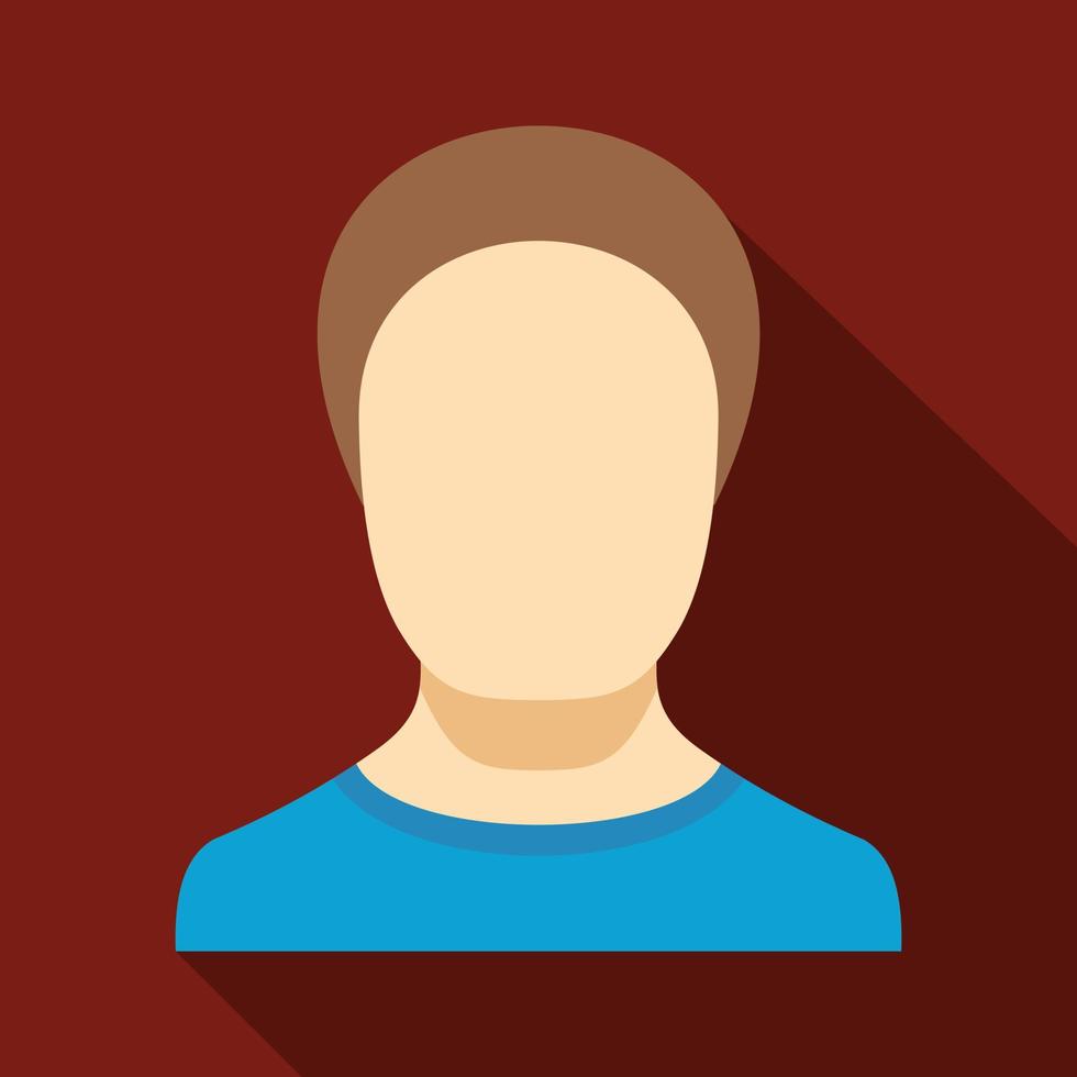 Man avatar icon vector flat