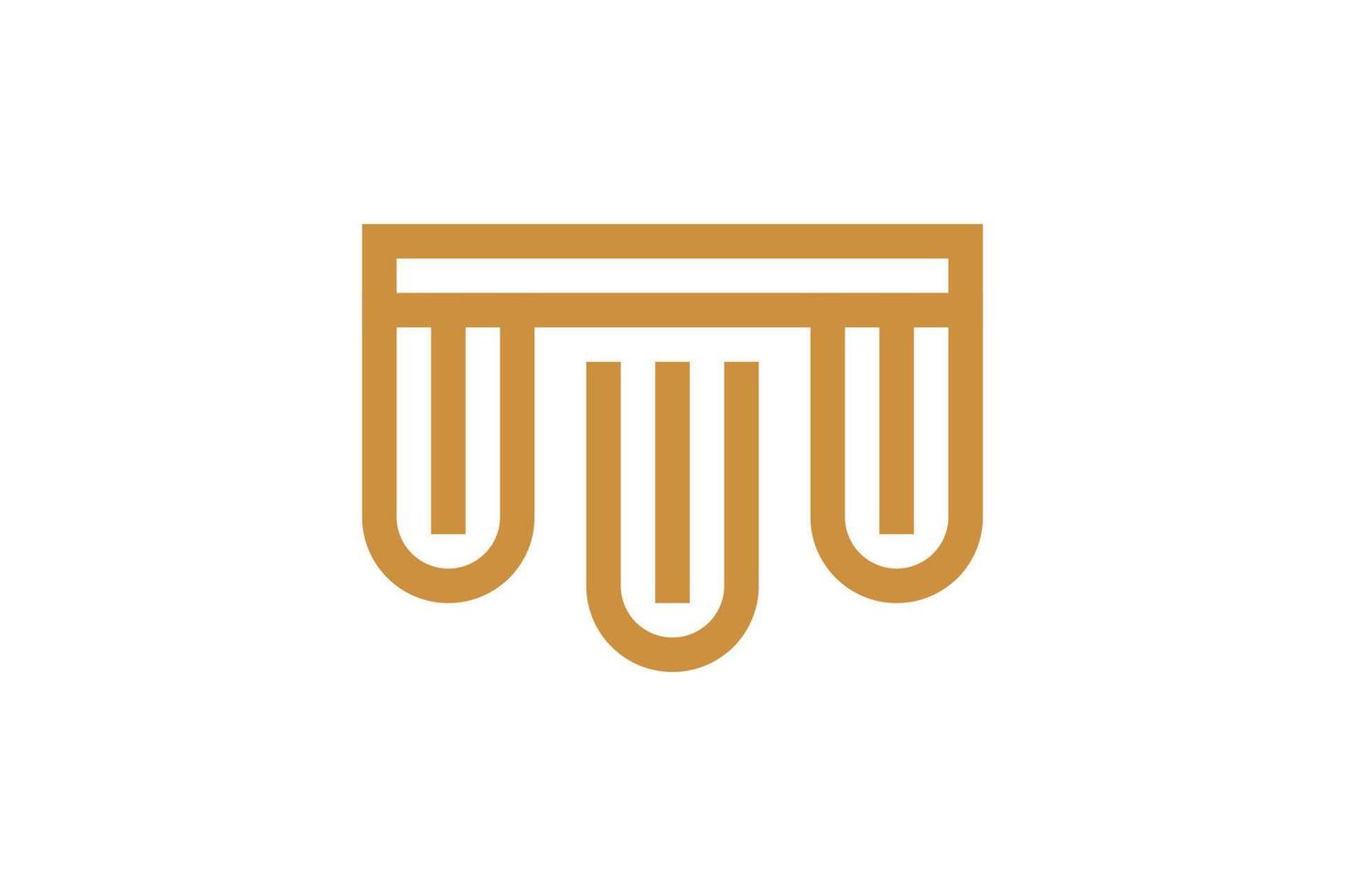 Creative M Monoline Logo vector