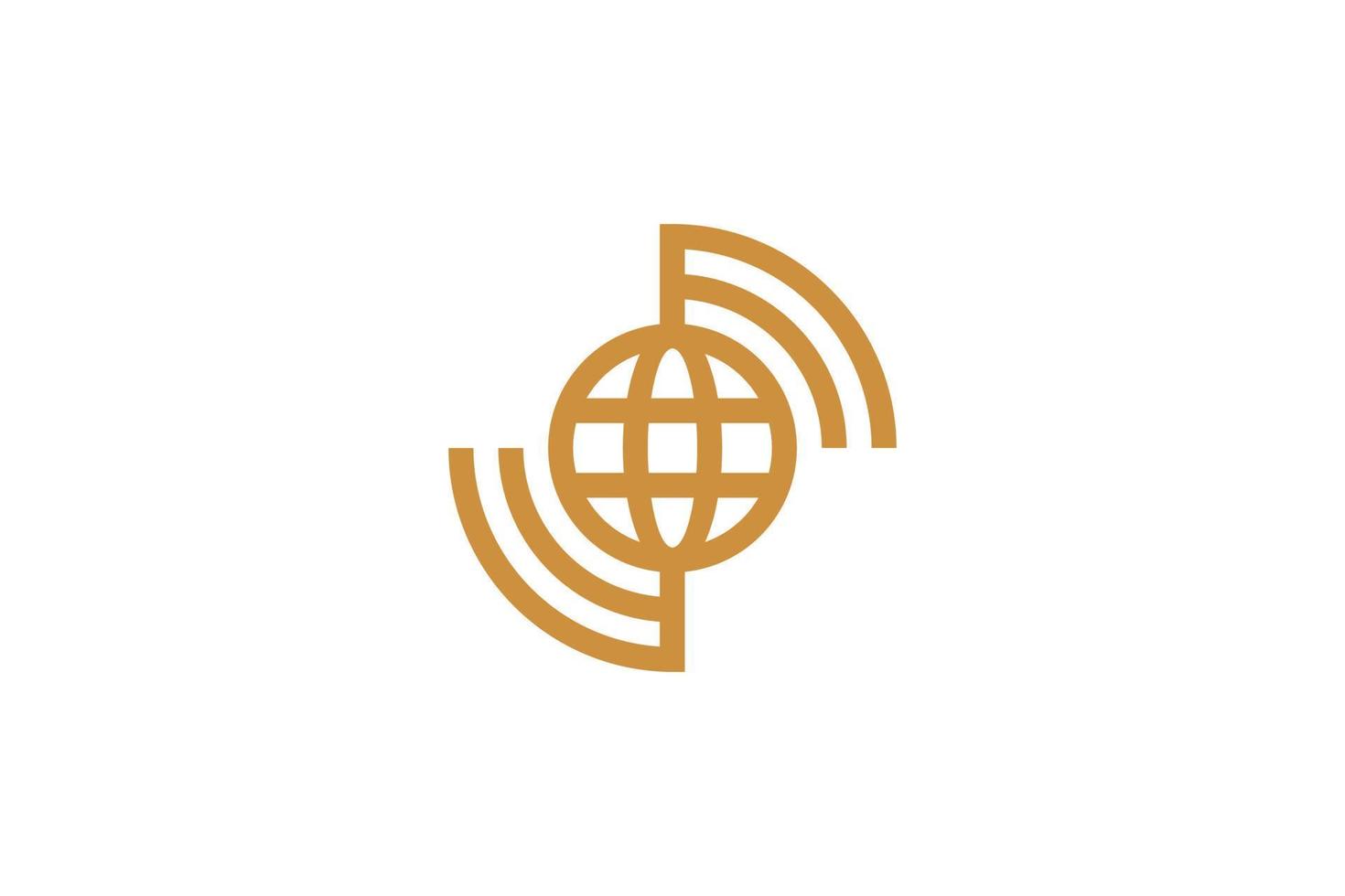 Monoline Letter Q Logo Template vector