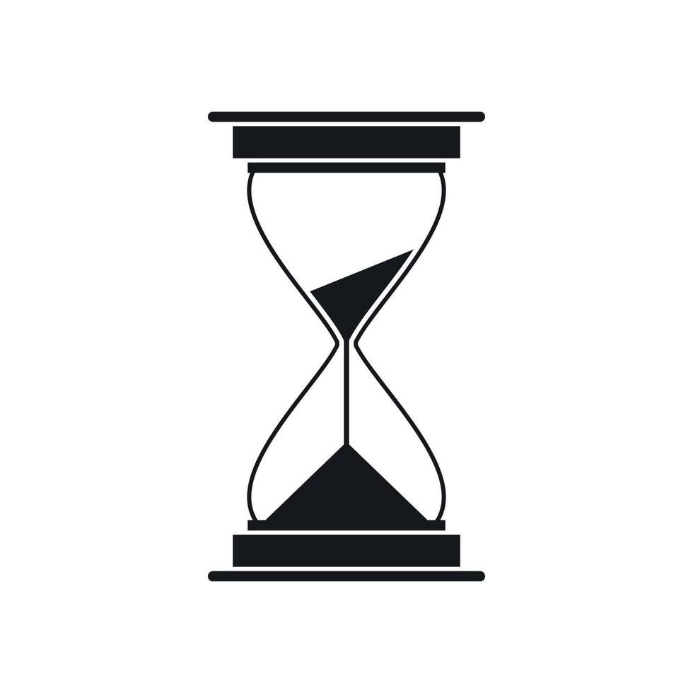 Watch icon, simple style vector