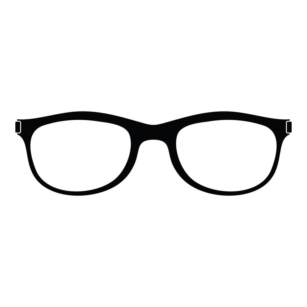 Spectacles with diopters icon, simple style. vector