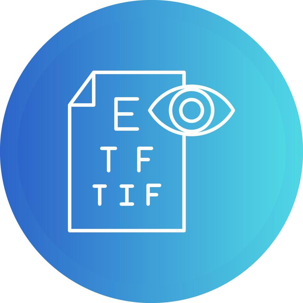 Eye Test Vector Icon