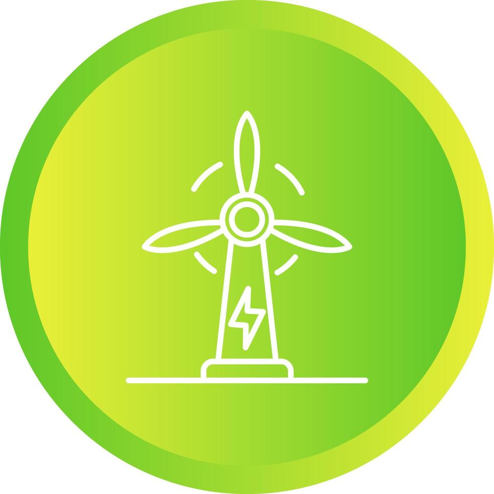 icono de vector de energía eólica